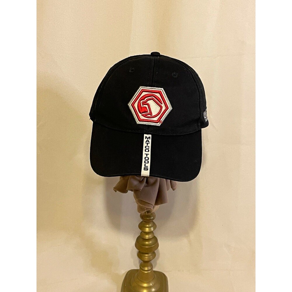 Matco Tools Adjustable Baseball Cap Hat Solid Black Men's One Size Sports